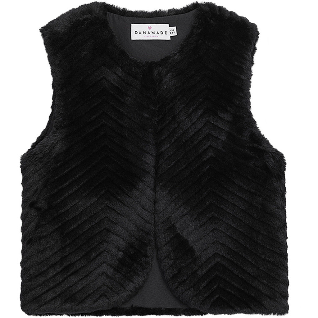 DANAMADE Fell Weste Jacke, Weste Black