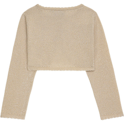 DANAMADE Bolero DLAYLA Jacke, Weste Gold