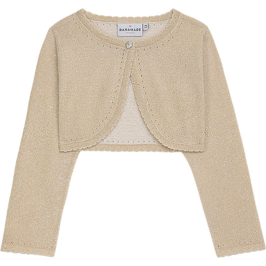 DANAMADE Bolero DLAYLA Jacke, Weste Gold