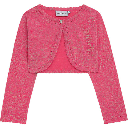 DANAMADE Bolero DLAYLA Jacke, Weste Pink