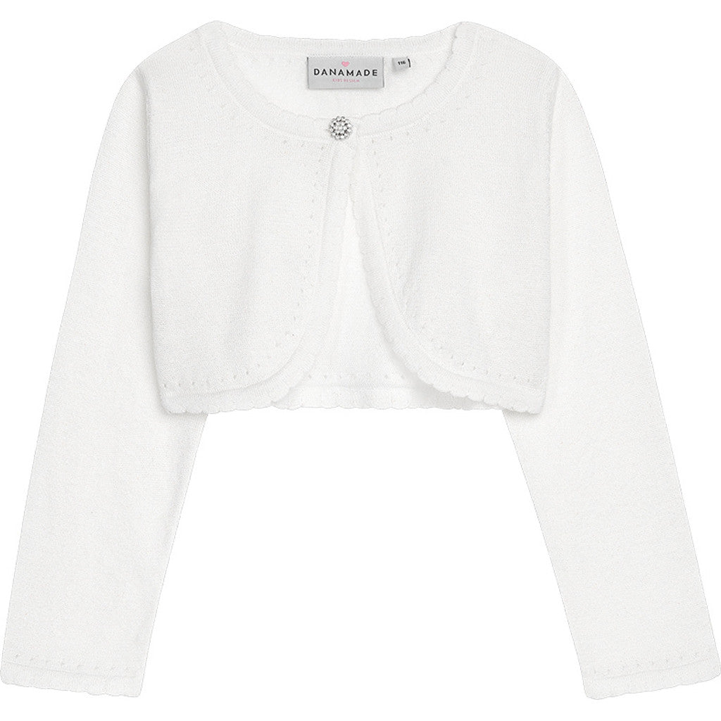 DANAMADE Bolero DLAYLA Jacke, Weste White