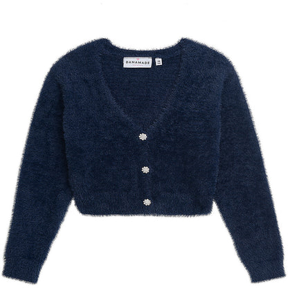 DANAMADE Cardigan DDALINE Jacke, Weste Navy
