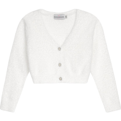 DANAMADE Cardigan DDALINE Jacke, Weste White