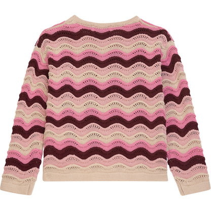 DANAMADE Pullover DTYRA Pullover Bordeaux