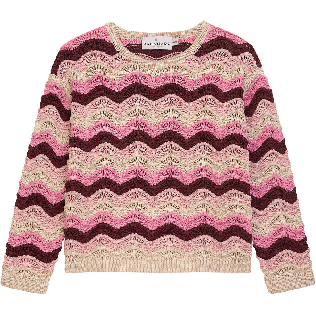 DANAMADE Pullover DTYRA Pullover Bordeaux