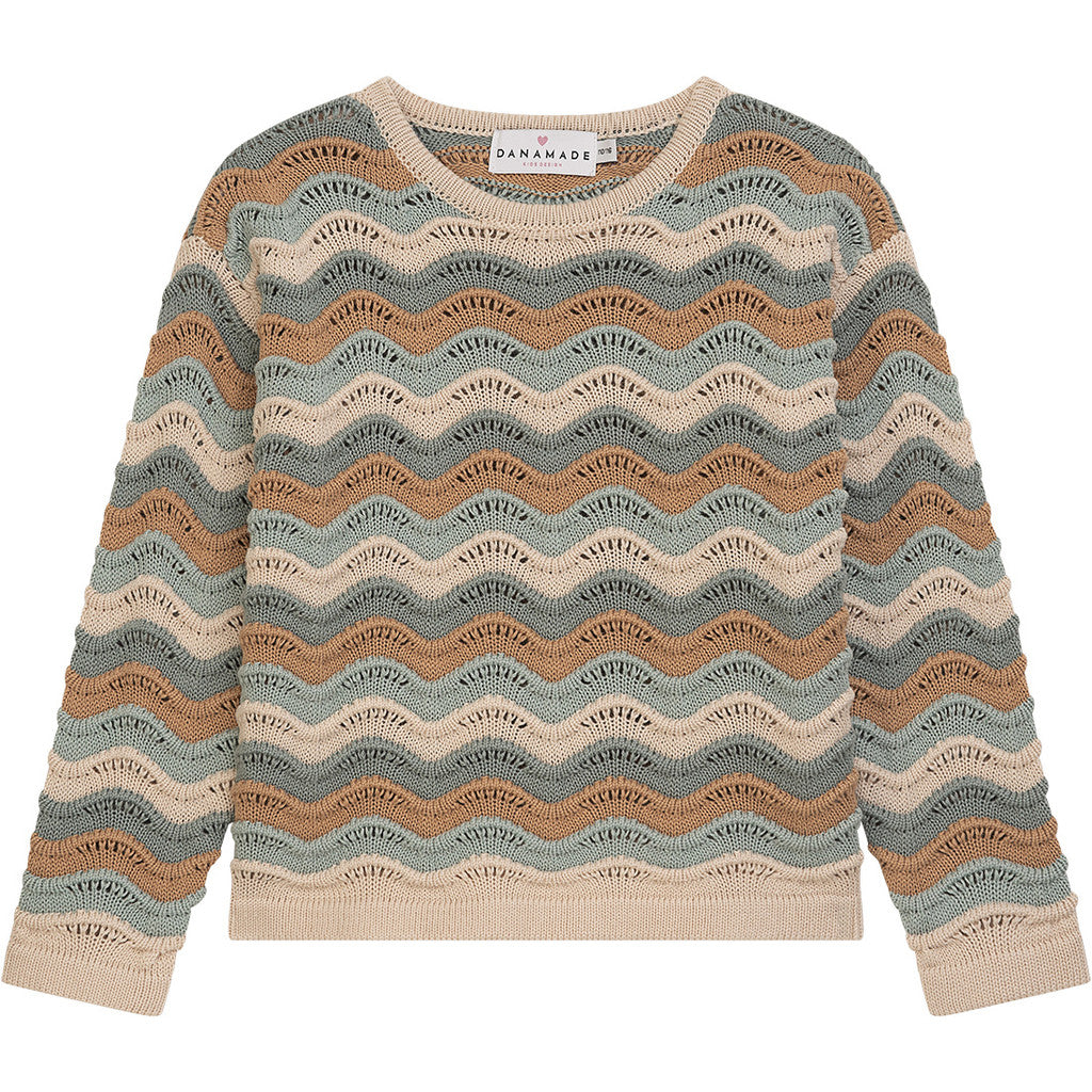 DANAMADE Pullover DTYRA Pullover Icy Blue