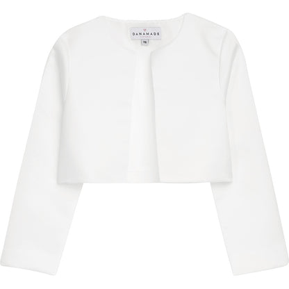 DANAMADE Satin Bolero Eckig DMALIKE Jacke, Weste White